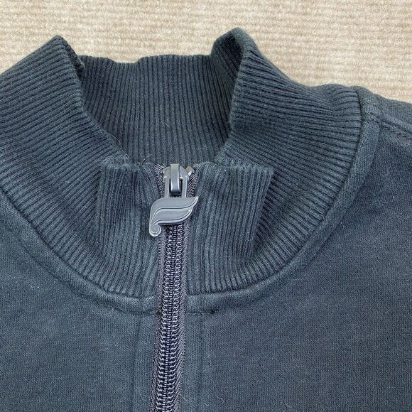 Fabletics Quarter 1/4 Zip Bomber Sweater Black Athletic Men’s Size S Golf Gym - Picture 3 of 10